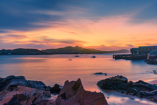 海岛,日出日落,风光