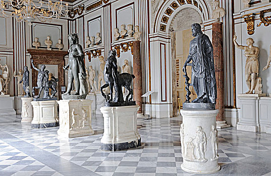 多样,雕塑,卡比托山,博物馆,罗马,意大利,欧洲