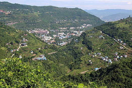 重庆市云阳县外郎乡的农村田园,耕地