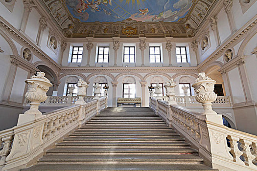 楼梯,古特维格,教堂,奥地利