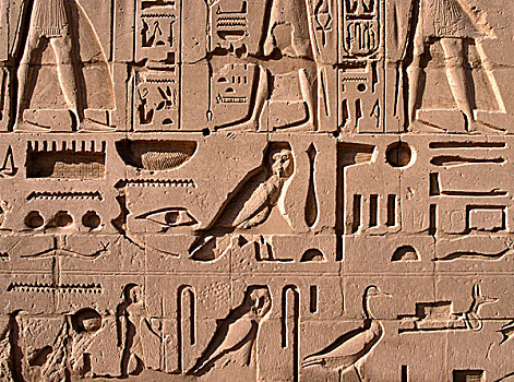 墙壁,卡尔纳克神庙,埃及