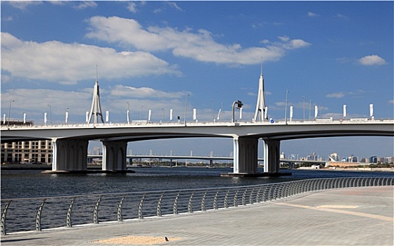 商务,海湾大桥,迪拜,阿联酋