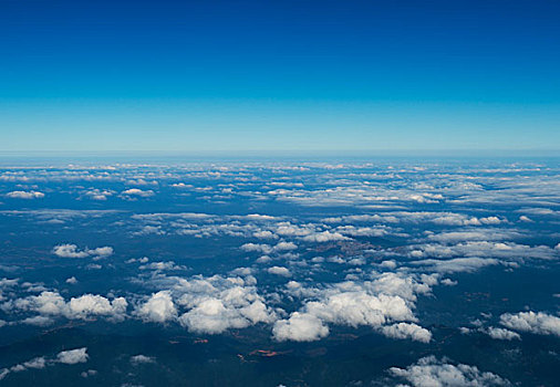 蓝天,白云,风景,飞,飞机