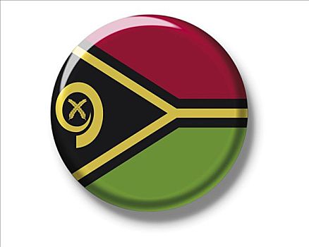 扣,徽章,旗帜,瓦努阿图