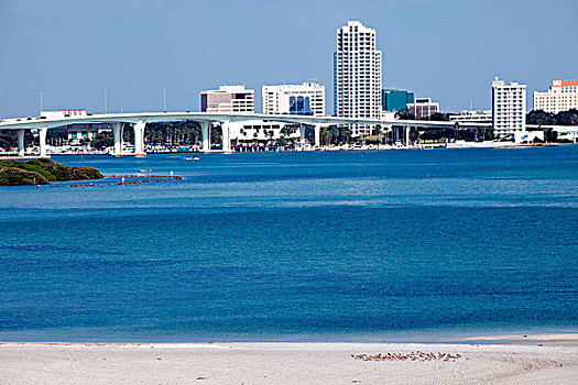 清水,佛罗里达,清澈,海滩