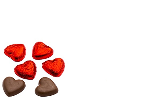 心形,巧克力,爱情,情人节,概念