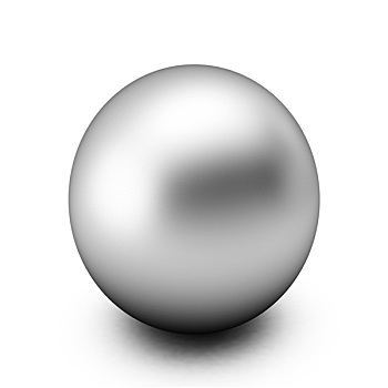银球,白色背景