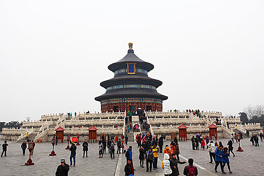 中国,北京,全景,天坛,祈年殿,地标,建筑