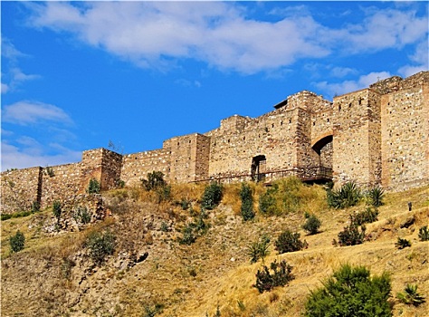 阿尔卡萨瓦城堡,马拉加,西班牙