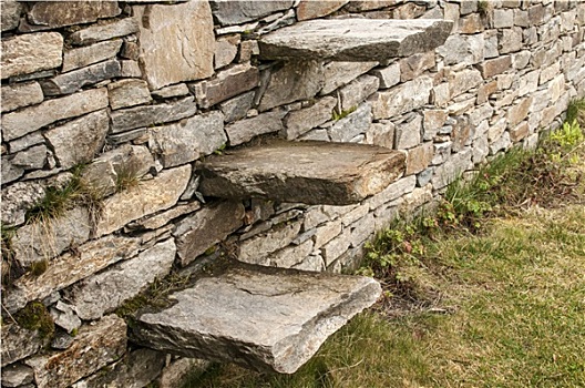 石头,台阶,石墙