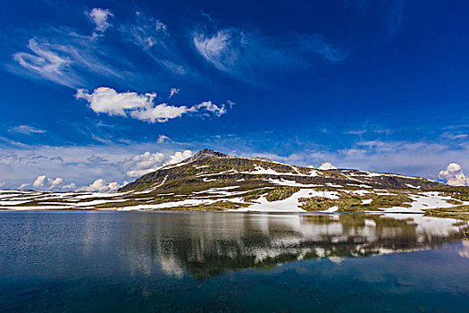 高山湖,旅游,路线,松奥菲尔当纳,挪威