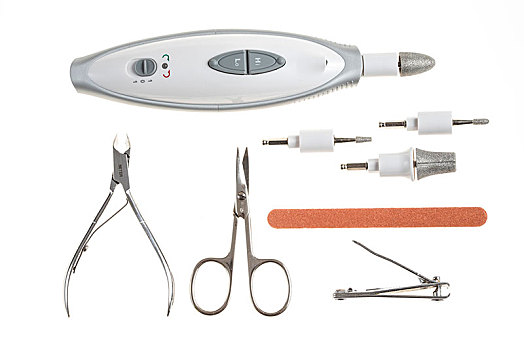 美甲,工具,指甲,剪刀,钳子,电,指甲锉,多样,研磨,头部