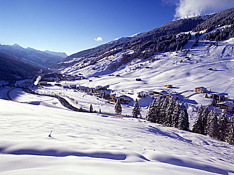 滑雪区,提洛尔,奥地利