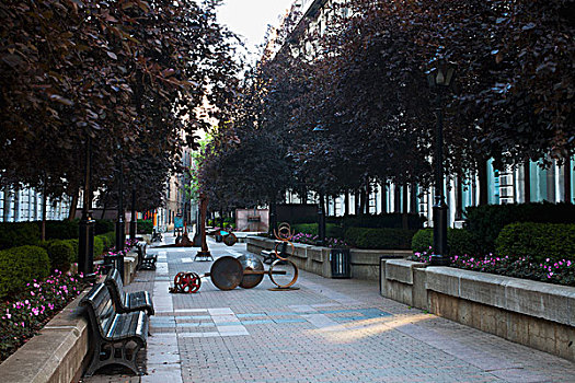 公园,蒙特利尔老城,蒙特利尔,魁北克,加拿大