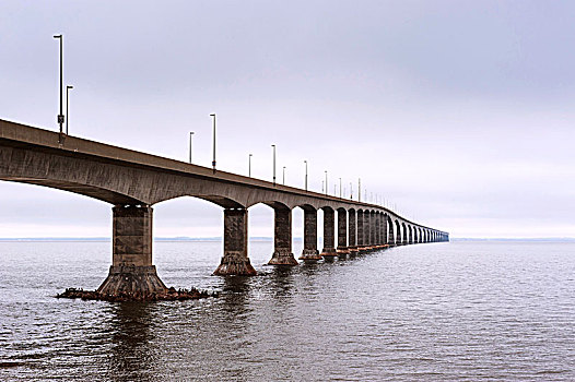 联邦大桥,联系,新布兰斯维克,爱德华王子岛,加拿大,北美
