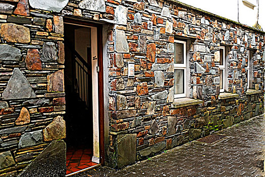 石头,墙壁,建筑,爱尔兰,欧洲