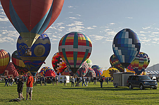 阿布奎基,热气球节,新墨西哥
