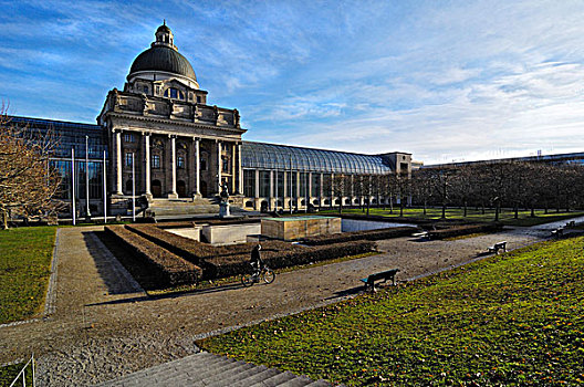 宫廷花园,国家大臣,慕尼黑,巴伐利亚,德国,欧洲