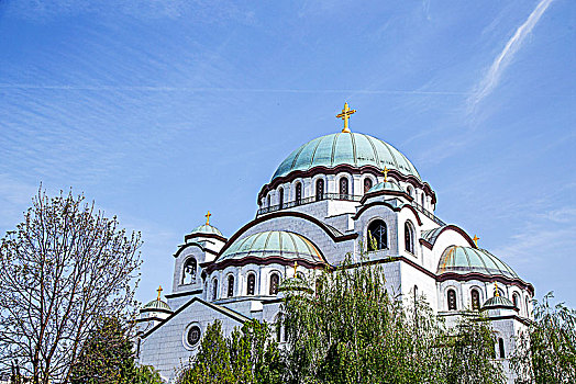 塞维尔亚首都贝尔格莱德的圣瓦特教堂
