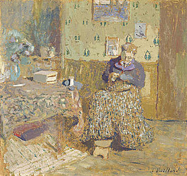 缝纫,20年代,艺术家