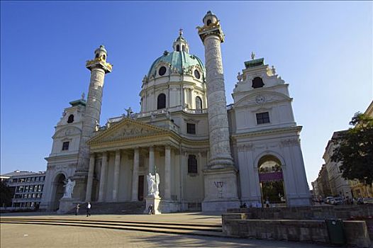 卡尔教堂,教堂,维也纳,奥地利,欧洲