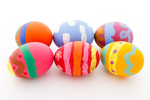 儿童,涂绘,复活节彩蛋