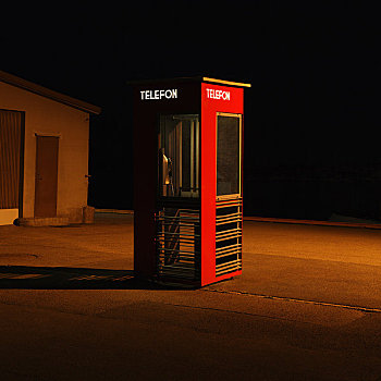 挪威,电话亭