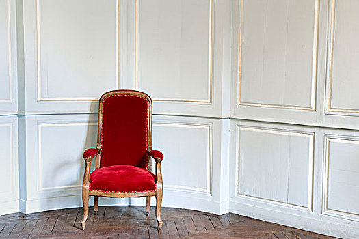 红色,椅子,蓝色,房间