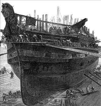 分手,医院,船,查塔姆,船坞,1875年,艺术家,未知