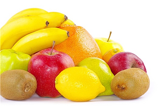 水果,白色背景