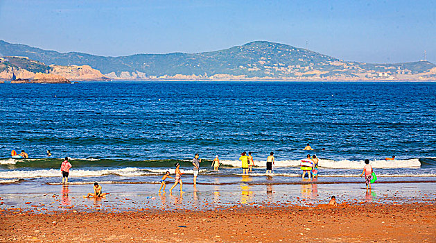 海滩,沙滩,海浪