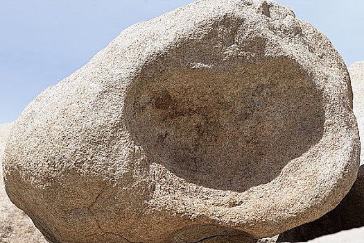 石头,约书亚树国家公园,加利福尼亚,美国,特写