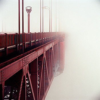 桥,雾气