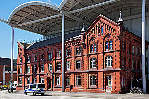 汉堡市,展厅,砖砌建筑,建造,1896年,行政,建筑