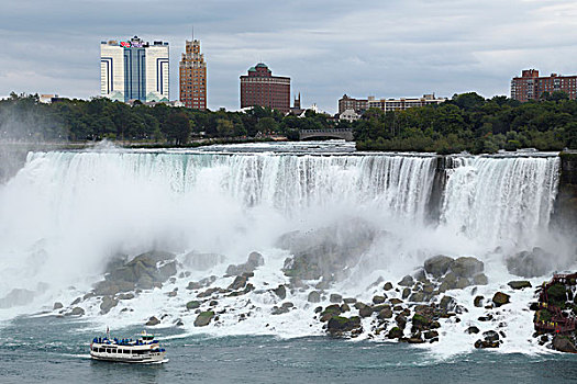 风景,美洲瀑布,尼亚加拉瀑布,安大略省,省,加拿大,北美