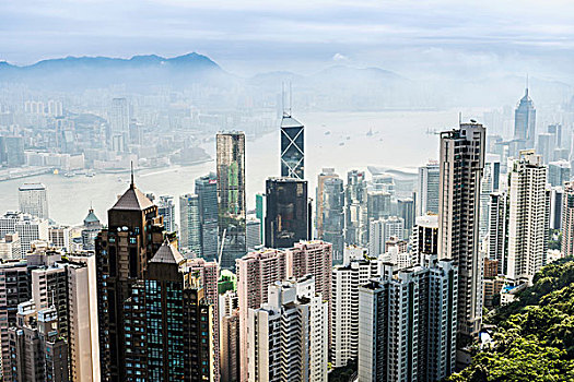 天际线,香港,中国