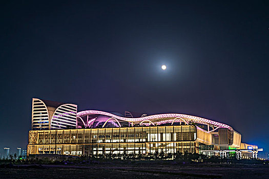 杭州国际博览中心夜景