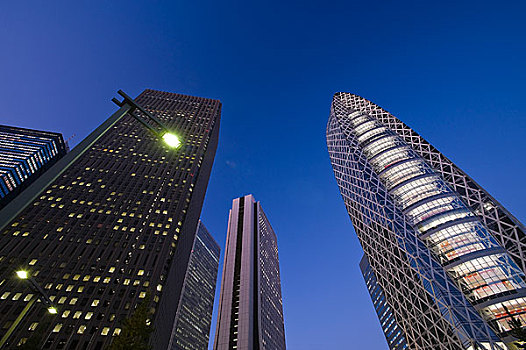 高层建筑,新宿,夜晚