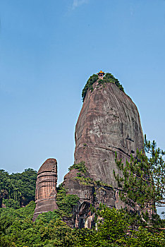 广东韶关丹霞山阳元山景区阳元石