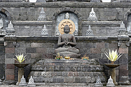 庙宇,佛像,巴厘岛,印度尼西亚,亚洲