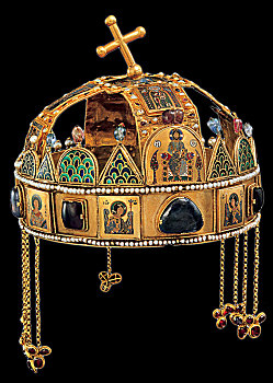 神圣,皇冠,匈牙利,12世纪,艺术家,历史,物体