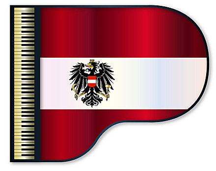 大钢琴,奥地利,旗帜