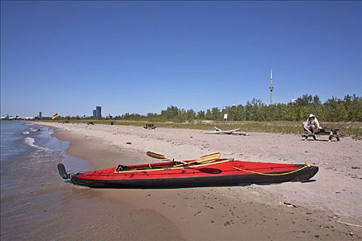 皮筏艇,多伦多群岛,多伦多,安大略省,加拿大