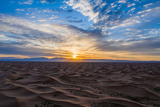 沙漠日出