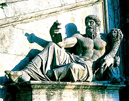 象征,尼罗河,罗马,雕塑
