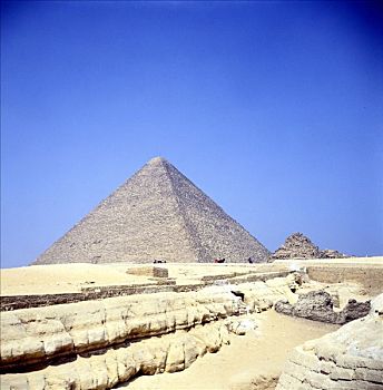 金字塔,吉萨金字塔,埃及,古老王国,世纪,艺术家,未知