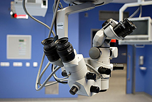 医疗,显微镜,眼,手术