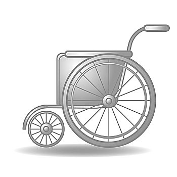 插画,轮椅