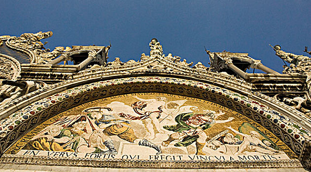 意大利,威尼斯,特写,建筑,大教堂