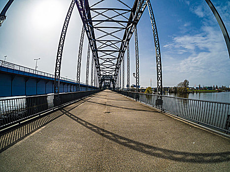 老,桥,穿过,易北河,汉堡市,德国